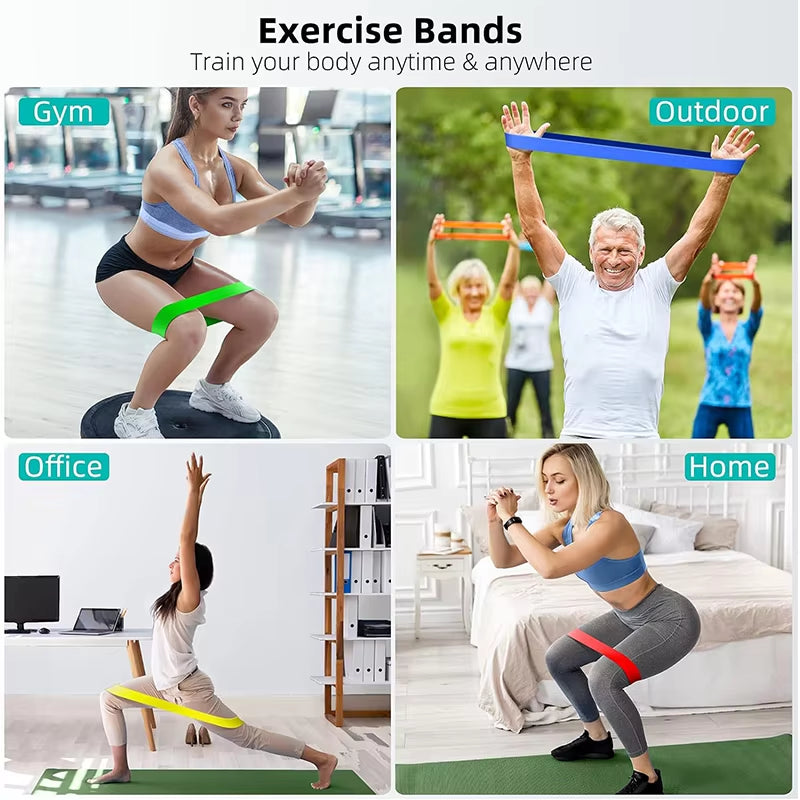 Bandas de resistencia versátiles para yoga y entrenamiento físico