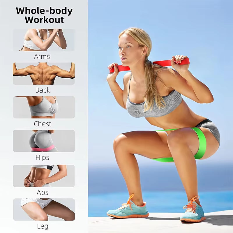 Bandas de resistencia versátiles para yoga y entrenamiento físico